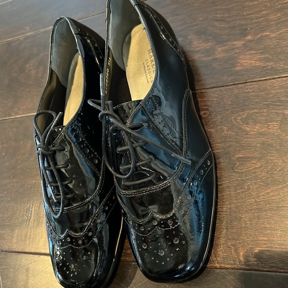 Walking cradles Mark Lemp black patent leather shoe 8 - Picture 14 of 14